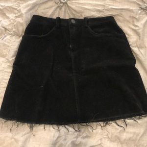 Brandy Melville black Corduroy skirt